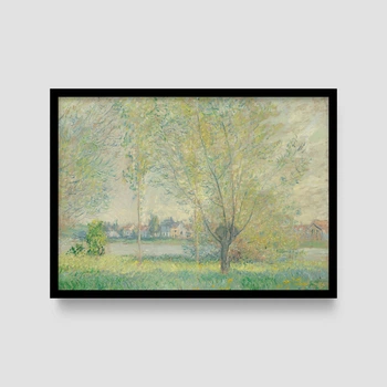 Постер Roomy "The Willows" Черная рамка с глянцевым стеклом A2 (59.4x42 cm.)