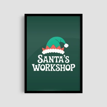 Постер Roomy "Santa Work" Без рамки A3 (42x29.7 cm)