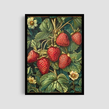 Постер Roomy "Strawberry" Без рамки A4 (29.7x21 cm)