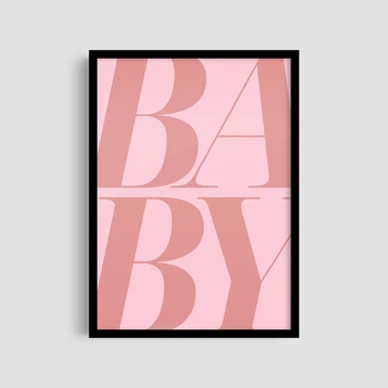 Постер Roomy "Baby Pink" Без рамки A3 (42x29.7 cm)