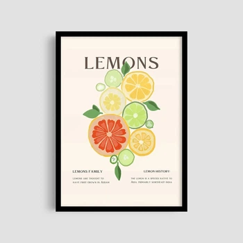 Постер Roomy "Lemon Variety" Без рамки A3 (42x29.7 cm)