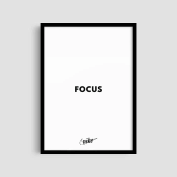 Постер Roomy "Focus White" Без рамки A3 (42x29.7 cm)