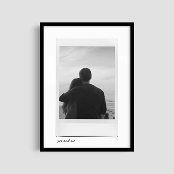Постер Персонализированный "You And Me 1 Polar" Без рамки A4 (29.7x21 cm)