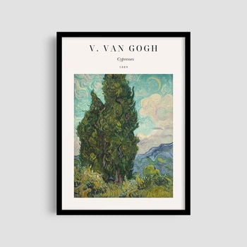 Постер Roomy "Van Gogh Cypress" Без рамки A4 (29.7x21 cm)