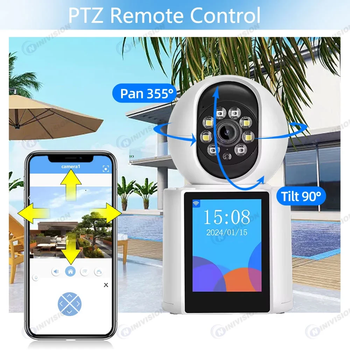 5MP Wi-Fi видеоняня с 2,8-дюймовым экраном и функцией голосовой связи