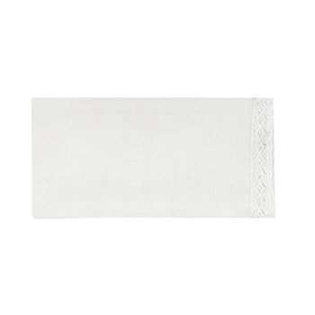 Скатертина Limaso SKL-390 з мережкою 210*390 см біла