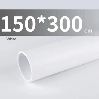 Вініловий ПВХ фон Profi-light 150×300 см Білий Матовий
