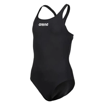Купальник для девочек Arena TEAM SWIM PRO SOLID L черный, белый Дет 128 см 005755-550 128