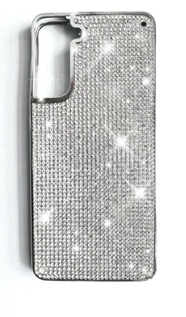 Силиконовый чехол с камнями для Samsung Galaxy S21 (SM-G991B)