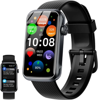 Cмарт часы Fempoin, 1,47-дюймовый Smartwatch с пульсометром/SPo2/монитором сна, IP68