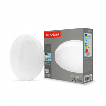 LED Настенно-потолочный светильник TITANUM 12W 5000K звездное небо