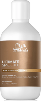 Шампунь для питания и гладкости сухих и тусклых волос Wella Professionals Ultimate Smooth Shampoo 100 мл