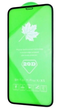Защитное стекло для iPhone Xs Max/11 Pro Max 20D BLACK 9H