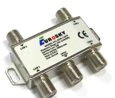 Комутатор DiSEqC 4x1 EUROSKY DSW-7107 для супутникової антени