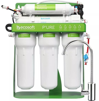 Обратный осмос с насосом на станине Ecosoft P'URE Balance 6-75