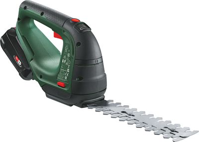 Акумуляторний кущоріз-ножиці Bosch AdvancedShear 18V-10 + 1 акумулятор PBA 18 В 2 Аг + зарядний пристрій (0600857000)