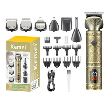Тример Kemei KM-2313 18in1 акумуляторний