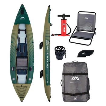 Каяк Aqua Marina Caliber Angling Kayak 1/2-person DWF Deck Green/Olive (1053-CA-398)