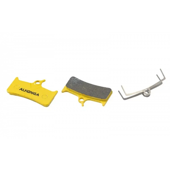 Колодки тормозные Alhonga дисковые HJ-DS09 Shimano XT M755/756/Grimeca system 8 sinter gold (1084-BRS-42-05)