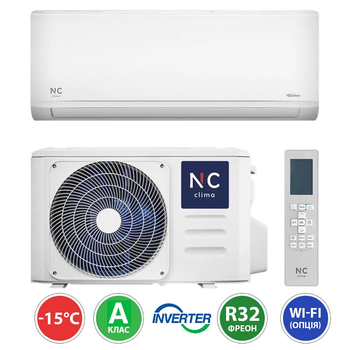 Кондиционер NC clima NCI07EHMIw1eu/NCO07EHMIw1eu Manchester R32 инверторный