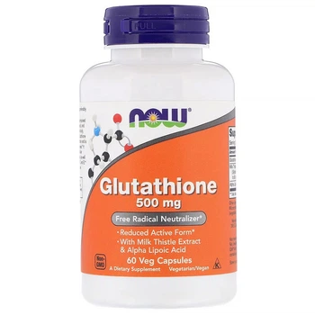 Глутатион L-Glutathione Now Foods 500 мг 60 капсул