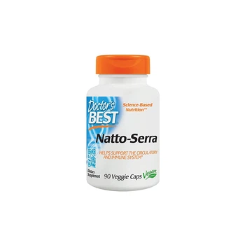 Наттокиназа и Серрапептаза Natto-Serra Doctor's Best 90 капсул