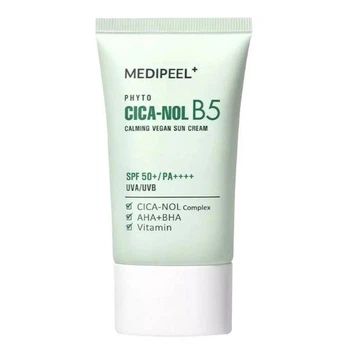 Веганський заспокійливий солнцезахисний крем Medi Peel Phyto Cica 50ml