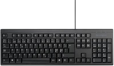 Клавіатура дротова Kensington KB100 EQ USB Black (K63727PN)