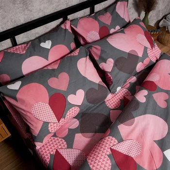 Набор наволочек Moon&Star Бязь Gold Люкс Blush Love 50х70 2 шт (MS-840001281)