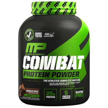Комплексный протеин Muscle Pharm Combat Protein Powder 1800 грамм Сникерс