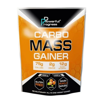 Гейнер для набору маси Powerful Progress Carbo Mass Gainer 4000 грам Банан