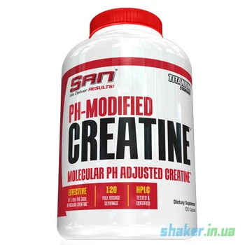 Буферизований креатин SAN PH-Modified Creatine 120 капсул