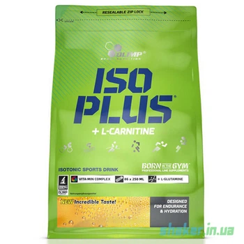 Изотоник Olimp Iso Plus + L-Carnitine 1505 грамм Тропик