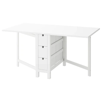 Раскладной стол NORDEN 152x80 см IKEA 104.238.86 белый