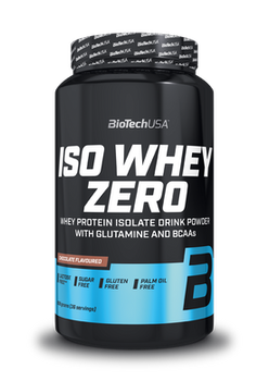 Сывороточный протеин изолят Biotech Iso Whey Zero 908 грамм бисквит