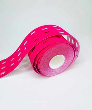 Тейп Кінезіо 2.5 см, кінезіологічна стрічка Kinesiology Tape Sportstape Sport & Therapy, 2.5 см, рожевий