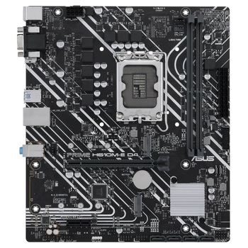 Материнская плата ASUS PRIME H610M-E D4-CSM s1700 H610 2xDDR4 M.2 HDMI DP VGA mATX CSM