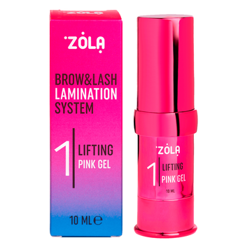 Склад №1 для ламінування Zola Lifting Pink Gel 10 мл