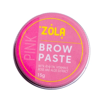 Паста для бровей Zola Розовая Brow Paste pink 15 г