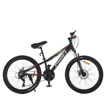 Спортивний велосипед MTB2601-2 з розміром коліс 26" , чорного кольору