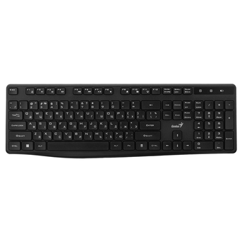 Клавиатура Genius KB-7200, 104key, WL, EN/UKR, черный