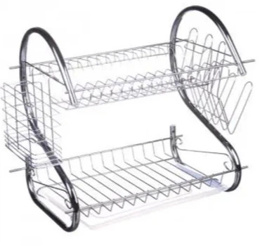 Кухонный органайзер для сушки посуды Wet Dish Organiser, настольная подставка сушилка для посуды и приборов в шкаф