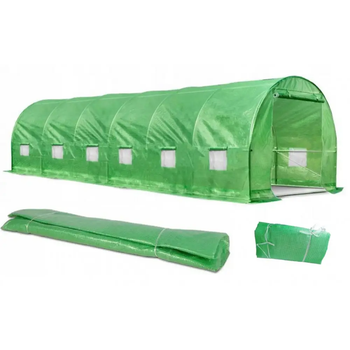 Пленка для теплицы BASS POLSKA 18 м2 (6х3х2м) 140 г/м2, UV, ветропрочная, морозостойкая, Зеленая