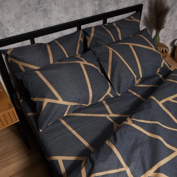 Набор наволочек Moon&Star Микросатин Premium Deep Blue Luxe 70х70 2 шт (MS-840001475)
