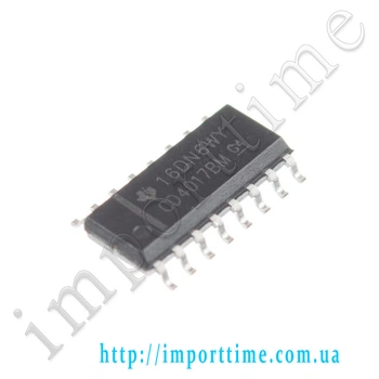 Микросхема 4017 (SO16)