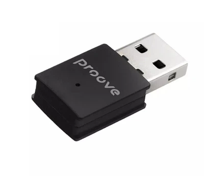Двухдиапазонный адаптер Proove HBPG00001001 Multilink (USB, 2.4/5GHz, 150/433 Mbps, Windows) Wi-Fi + Bluetooth Black