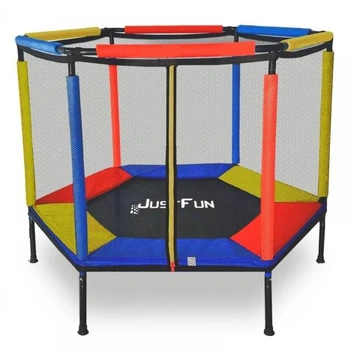 Батут-манеж Just Fun 140 см MULTICOLOR з захисною сіткою