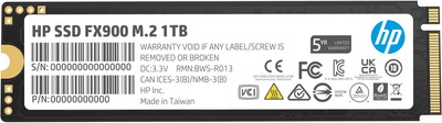 SSD диск HP FX900 1TB M.2 2280 PCIe 4.0 x4 3D V-NAND TLC (57S53AA)