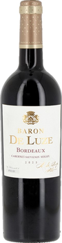 Вино Baron de Luze Cabernet-Sauvignon Merlot Bordeaux AOC червоне сухе 0.75 л 0.13% (3429671947457)
