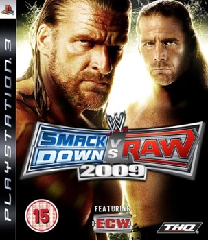 Игра WWE SmackDown vs Raw 2009 для Ps3 (Blu-ray диск) Б/У